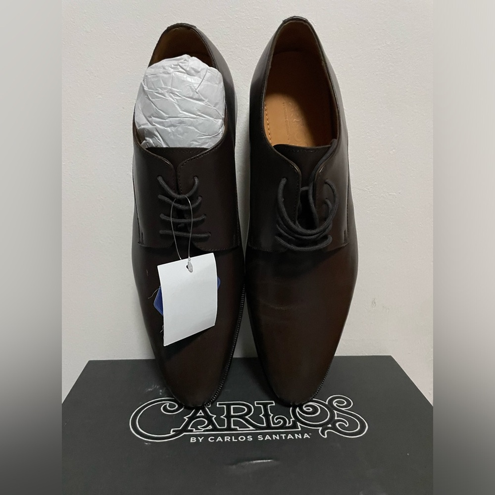 Carlos by Carlos Santana Men's Power Plain Derby Oxford Shoes Size 13D - Picture 2 of 9